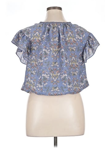 Max Studio Short Sleeve Blouse (view 2)