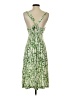 Harold's Print Green Casual Dress Size 4 - photo 2