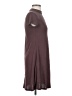 Double Zero Solid Brown Casual Dress Size S - photo 4