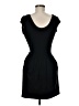 Three Dots Solid Black Cocktail Dress Size M - photo 2