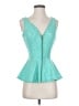 2b bebe Teal Sleeveless Blouse Size S - photo 1
