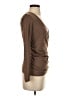 Unbranded 100% Polyester Brown Long Sleeve Top Size S - photo 4