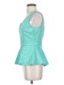 2b bebe Teal Sleeveless Blouse Size S - photo 5