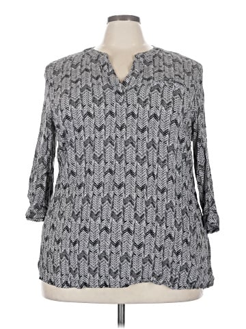 Anne Carson 3/4 Sleeve Blouse (view 1)