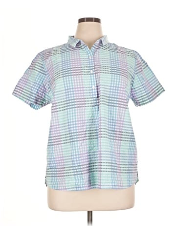 L.L.Bean Short Sleeve Button-Down Shirt (view 1)