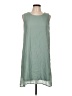 Keren Hart Solid Green Casual Dress Size L - photo 1