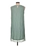 Keren Hart Solid Green Casual Dress Size L - photo 2