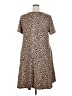 Celeste Animal Print Brown Casual Dress Size XXL - photo 2