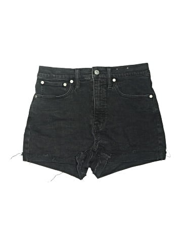 Madewell High-Rise Denim Shorts in Lunar Wash (view 1)