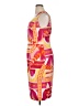 ASHRO 100% Polyester Graphic Orange Cocktail Dress Size 14 - photo 5