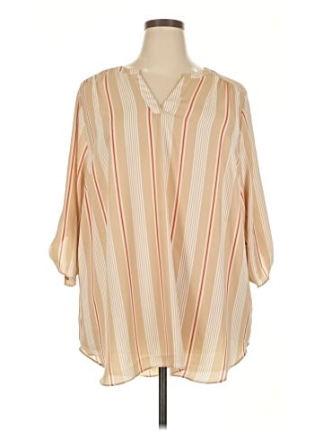 Worthington 3/4 Sleeve Blouse (view 1)