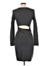 Bobi Solid Gray Cocktail Dress Size M - photo 2