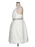 Liza Luxe 100% Polyester White Cocktail Dress Size 1X - photo 5