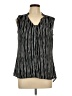 Worthington 100% Polyester Black Sleeveless Blouse Size L - photo 1