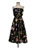 Express 100% Polyester Floral Black Cocktail Dress Size XXS - photo 1