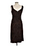 Nine West Animal Print Brown Cocktail Dress Size 10 - photo 2