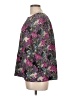 DKNY Purple 3/4 Sleeve Blouse Size L - photo 5