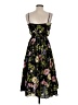 Express 100% Polyester Floral Black Cocktail Dress Size XXS - photo 2