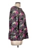 DKNY Purple 3/4 Sleeve Blouse Size L - photo 4