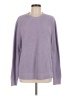 Express 100% Cotton Solid Purple Pullover Sweater Size M - photo 1