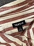 Torrid Stripes Brown Long Sleeve Button-Down Shirt Size 1X Plus (1) - photo 7