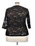Avenue Black 3/4 Sleeve Top Size 22 Plus - photo 2