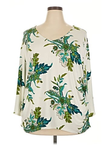 Liz Claiborne Career 3/4 Sleeve T-Shirt (view 1)