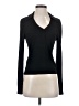 Shape FX Black Long Sleeve Top Size S - photo 1