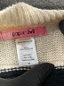 Paper Dolls 100% Polyester Checkered-gingham Black Pullover Sweater Size M - photo 7