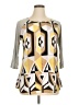 Charming Charlie Yellow 3/4 Sleeve Blouse Size XL - photo 1