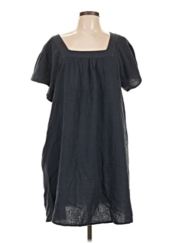 Madewell Lightspun Butterfly Square-Neck Mini Dress (view 1)