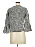 Urban Romantics Gray 3/4 Sleeve Top Size M - photo 2
