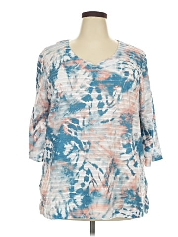 Onque Casuals 3/4 Sleeve Blouse (view 1)