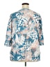 Onque Casuals Blue 3/4 Sleeve Blouse Size 2X - photo 2