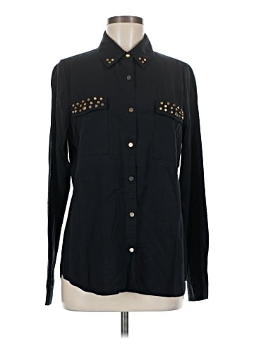Solemio Long Sleeve Button-Down Shirt (view 1)