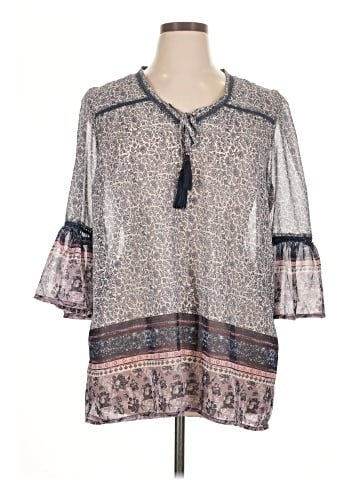 Weekend Suzanne Betro 3/4 Sleeve Blouse (view 1)