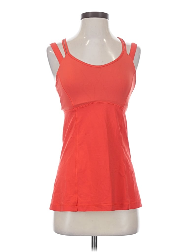 Pre-owned Lululemon Athletica Active Tank Top In Orange