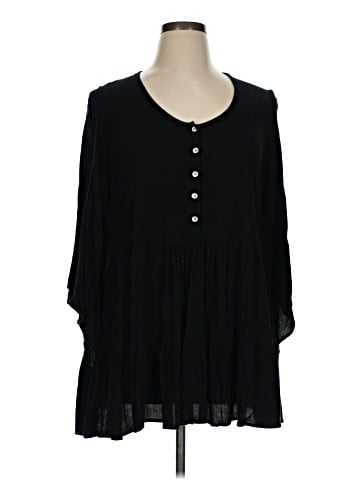Karen Kane 3/4 Sleeve Blouse (view 1)