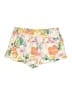 Hurley 100% Rayon Floral Ivory Shorts Size M - photo 1