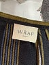 Wrap Stripes Black 3/4 Sleeve Blouse Size 8 - photo 7
