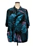 Worthington Teal Short Sleeve Polo Size 3X - photo 1