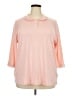 Blair Pink 3/4 Sleeve Blouse Size 2XL - photo 1