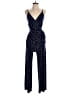 Kaileigh Polka Dots Blue Jumpsuit Size S - photo 1