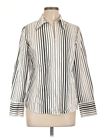 Jones New York Signature Long Sleeve Blouse (view 1)