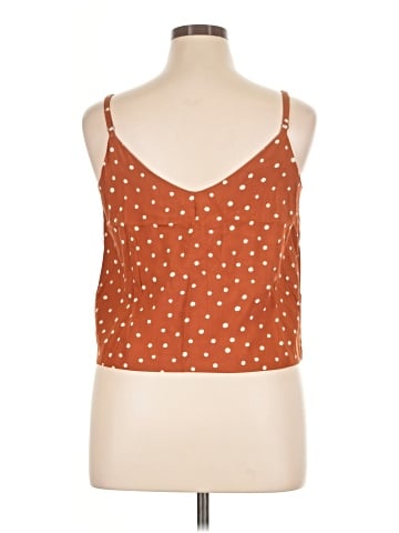 Madewell Button-Down Cami Top in Inkspot Dots (view 2)