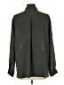 Pleione 100% Polyester Solid Green Long Sleeve Blouse Size L - photo 2