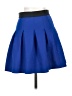 Silence and Noise Solid Blue Formal Skirt Size S - photo 2