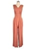 Anrabess Solid Brown Jumpsuit Size S - photo 1
