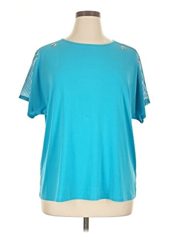 NY Collection Short Sleeve Top (view 1)