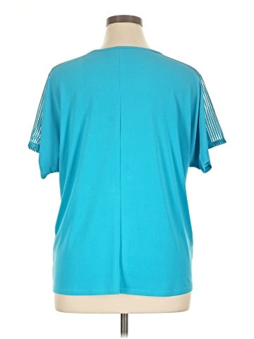 NY Collection Short Sleeve Top (view 2)